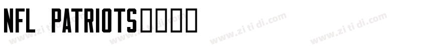 NFL Patriots字体转换